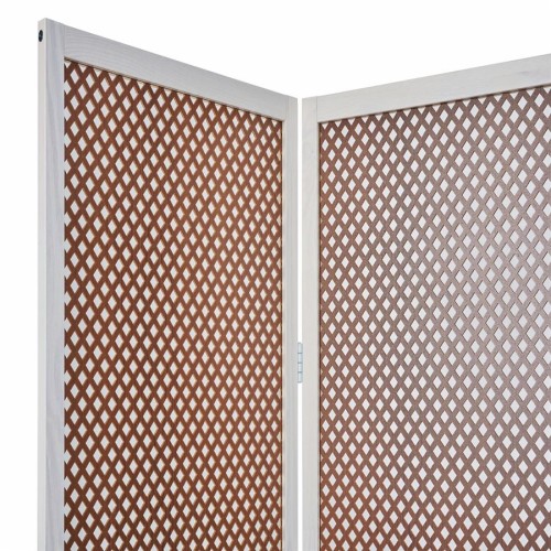 Ширма Gloria-4 (каркас белый/ вставка орех)