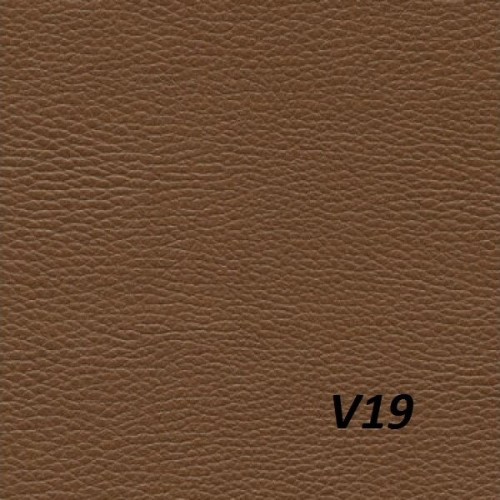 Стул для посетителей ИЗО черный каркас кожзам V19 коричневый