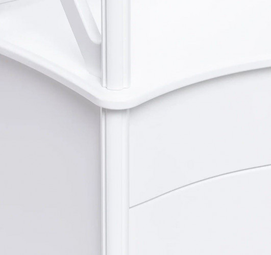 Этажерка с распашными дверями ДЖУЛЬЕТТА -3 (Молочный дуб) Ls