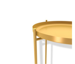 Стол журнальный СТ 8-SHT (Золото)