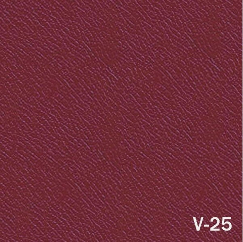Стул для посетителей ИЗО черный каркас кожзам V25 бордовый