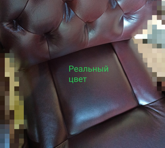 Кресло руководителя Alberto steel нат кожа вишня МБ дерево ИМ