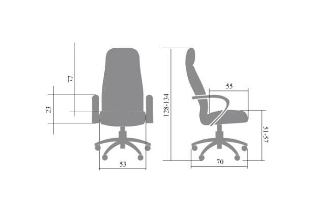Кресло руководителя Магистр нат кожа коричневый/дерево (кантри) МБ ИМ
