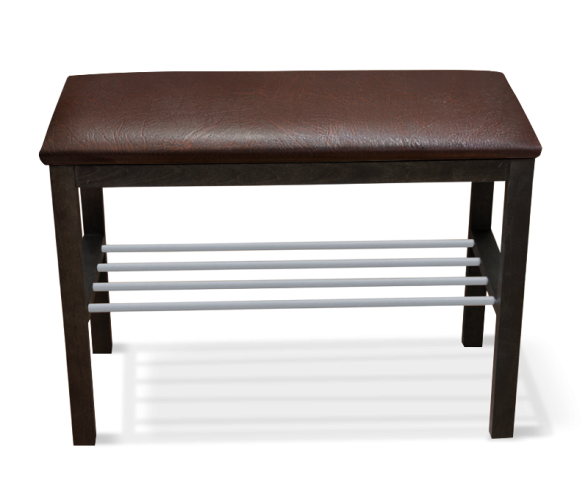 Банкетка SHT-В2 Sheffilton (дерево-кожзам/венге-коричневый) Sheffilton