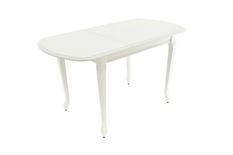 Стол "Прага 110" раздвижной (1100х700 / Цвет дерева: Тон 9 Эмаль белая)