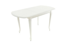 Стол "Прага 110" раздвижной (1100х700 / Цвет дерева: Тон 9 Эмаль белая)