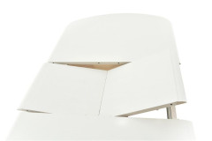 Стол "Прага 110" раздвижной (1100х700 / Цвет дерева: Тон 9 Эмаль белая)