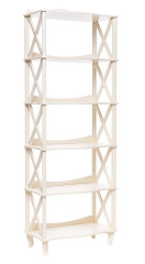 Этажерка-стеллаж ШИРОКАЯ ДЖУЛЬЕТТА -5 (Дуб шампань) Ls
