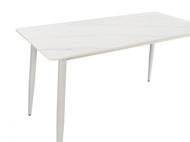 Стол для кафе Uni-Form-S2.2B (1300х700) SGrey/White Matt Marble