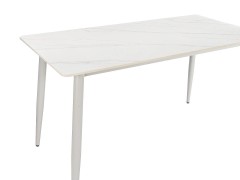 Стол для кафе Uni-Form-S2.2B (1300х700) SGrey/White Matt Marble