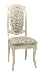 Стул "Королевский" (каркас Слоновая кость/Крапинка светлая/ткань Лоди 29/2)