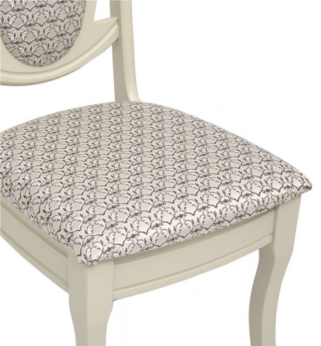 Стул "Королевский" (каркас Слоновая кость/Крапинка светлая/ткань Лоди 29/2)