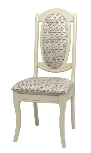 Стул "Королевский" (каркас Слоновая кость/Крапинка светлая/ткань Лоди 29/2)