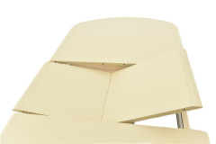 Стол "Прага 110" раздвижной (1100х700 / Цвет дерева: Тон 10 Слоновая кость RAL 1015)