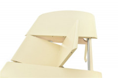 Стол "Прага 110" раздвижной (1100х700 / Цвет дерева: Тон 10 Слоновая кость RAL 1015)