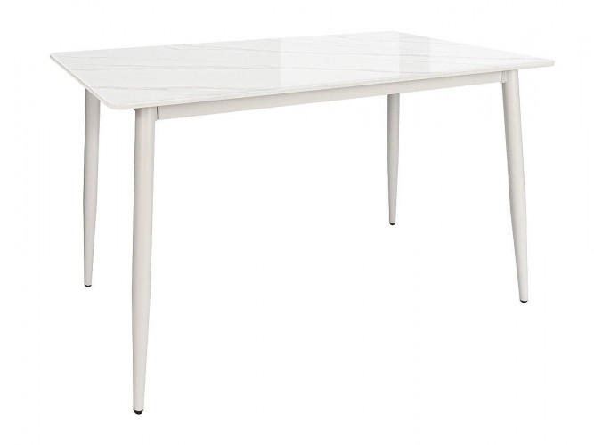 Стол для кафе Uni-Form-S2.2B (1300х700) SGrey/White Gloss Marble