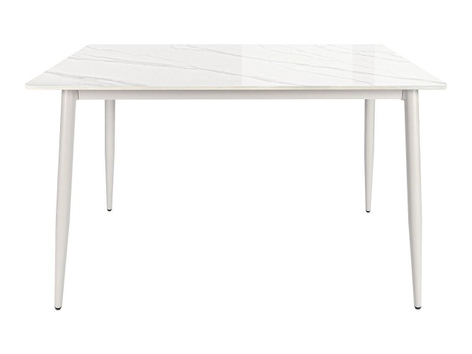 Стол для кафе Uni-Form-S2.2B (1300х700) SGrey/White Gloss Marble