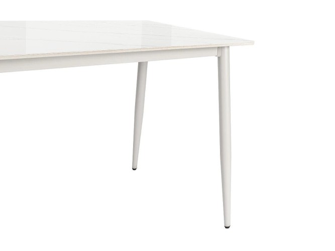 Стол для кафе Uni-Form-S2.2B (1300х700) SGrey/White Gloss Marble