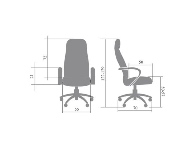Кресло руководителя Alberto steel нат кожа крем/дерево ИМ