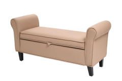 Пуф &quot;Ринкон&quot; (Морган) бежевый кожзам