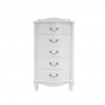 Комод Джульетта узкий (5 ящиков) Молочный дуб  Ls