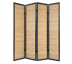 Ширма 1010-4 (каркас-венге/бамбук-коньяк)