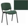 Стул для посетителей ИЗО черный каркас кожзам V13 т. зеленый