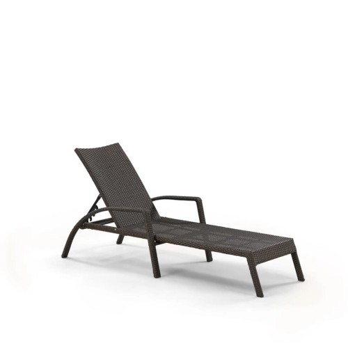 Шезлонг-лежак плетеный A30A-W53 Brown