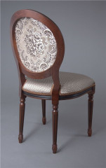 Стул "Милорд-15" (Темный орех+патина / ткань Luiza Mocco)