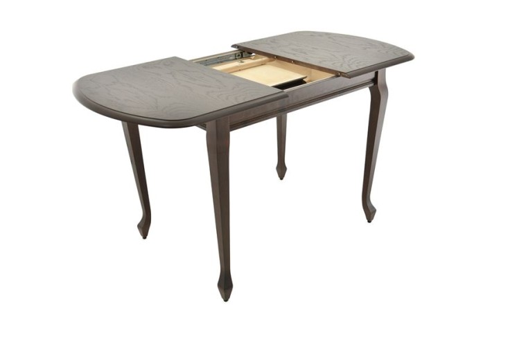 Стол "Прага 110" раздвижной (1100х700 / Цвет дерева: Тон 7 Орех темный)