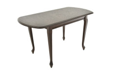 Стол "Прага 110" раздвижной (1100х700 / Цвет дерева: Тон 7 Орех темный)