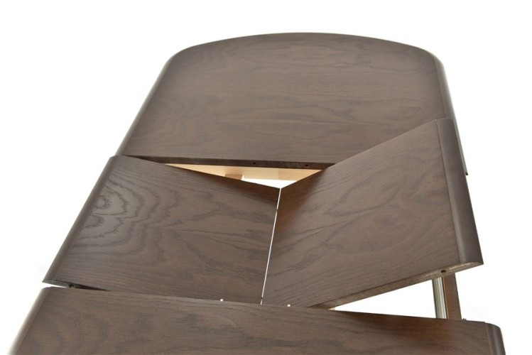 Стол "Прага 110" раздвижной (1100х700 / Цвет дерева: Тон 7 Орех темный)