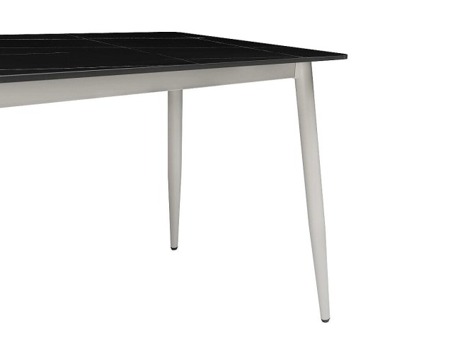 Стол для кафе Uni-Form-S2.2B (1300х700) SGrey/Black Matt Laurent