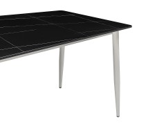 Стол для кафе Uni-Form-S2.2B (1300х700) SGrey/Black Matt Laurent