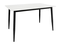 Стол для кафе Uni-Form-S2.2B (1300х700) SBlack/White Matt Marble