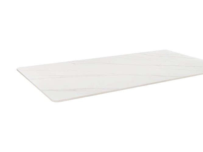 Стол для кафе Uni-Form-S2.2B (1300х700) SBlack/White Matt Marble