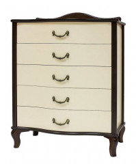 Комод "Джульетта" (дуб шампань/орех, комбинированное крашение) Вис