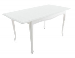 Стол "Кабриоль 120" раздвижной (1200х800 / Цвет дерева: Тон 9 Эмаль белая)