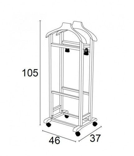 Вешалка для костюма Mixer Cherry (Вишня) (Arredamenti, Италия)