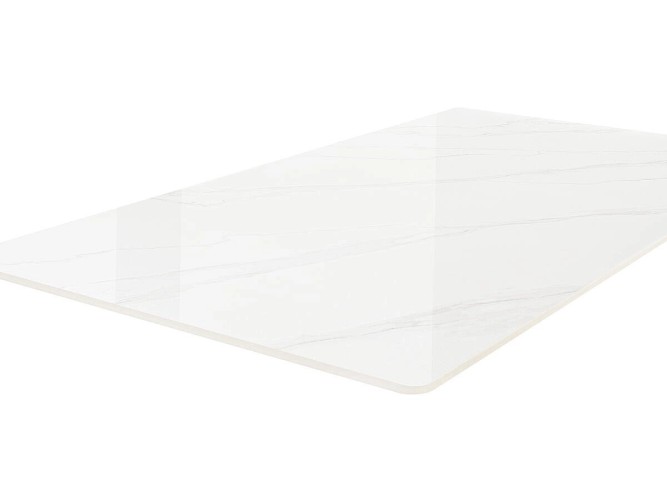 Стол для кафе Uni-Form-S2.2B (1300х700) SBlack/White Gloss Marble