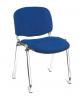 Стул для посетителей ИЗО хром ткань синяя C6