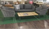Плетеный комплект мебели с диваном из роупа LAVAL LOUNGE SET KWA