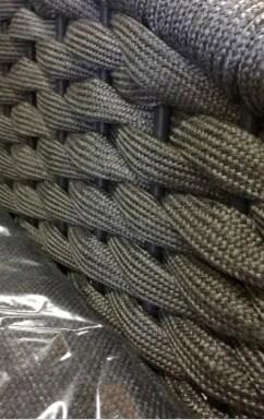 Плетеный комплект мебели с диваном из роупа LAVAL LOUNGE SET KWA