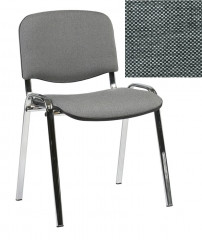 Стул для посетителей ИЗО хром ткань серая C73