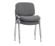 Стул для посетителей ИЗО хром ткань серая C73