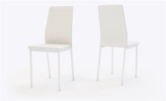 КВИРК П Стул Белый/Белый, экокожа