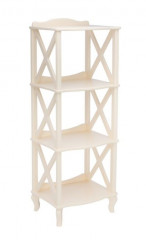 Этажерка-стеллаж "Джульетта"-3 (Дуб шампань) Вис