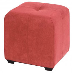 Пуф "Николь" коралловый велюр