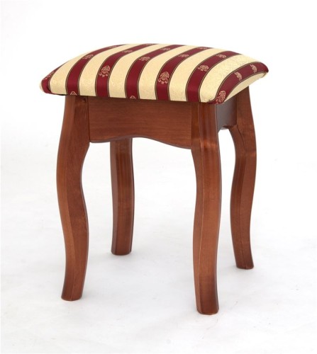 Табурет (Бордовый полоска-Махагон 30/1-НЦ №1)