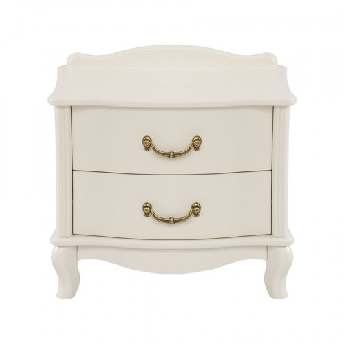 Прикроватная тумбочка Джульетта (2 ящика)  молочный дуб Ls